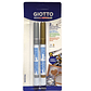 Set plumón dorado y plateado Giotto - Miniatura 5