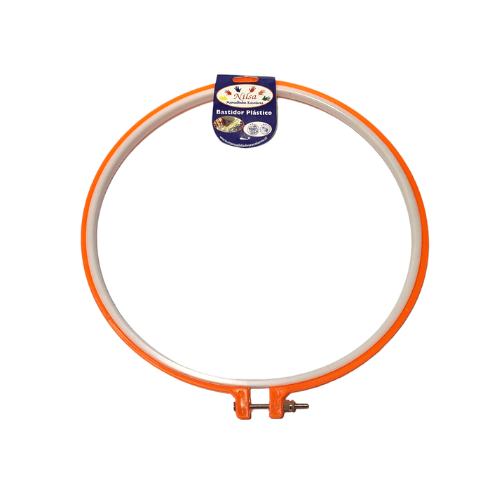 Bastidor para bordar 29cm plástico /Nilsa 4