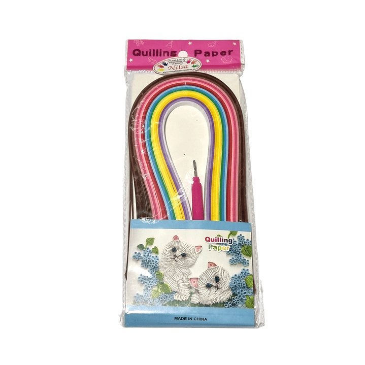 Set Papel cortado Quilling Filigrana 20 colores + Herramienta de Enrrolado 1