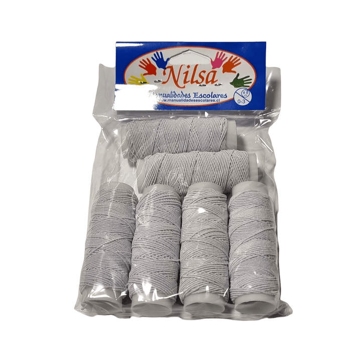 Pack 6 Hilo elástico 10 Metros Cada uno /Nilsa 2