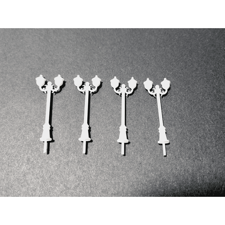 Pack 4 Luminaria de plaza para maqueta /Nilsa 2