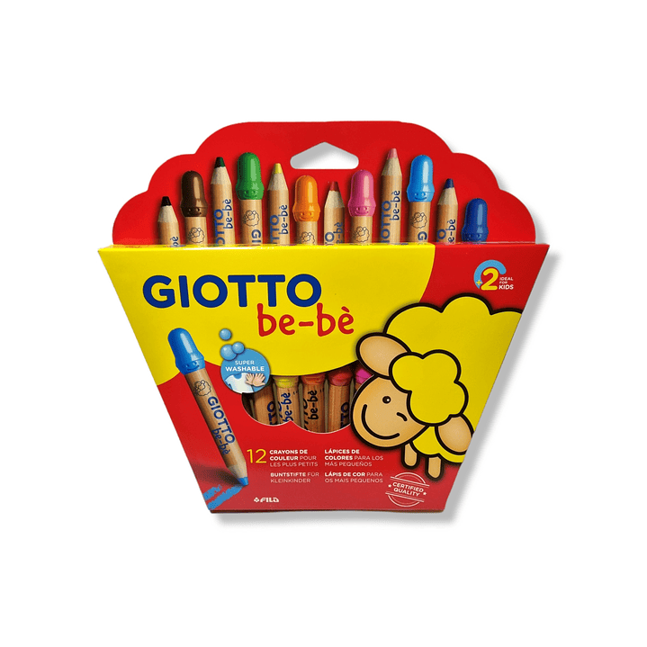 Lapices De colores Madera Giotto Bebe - 12 Colores 1