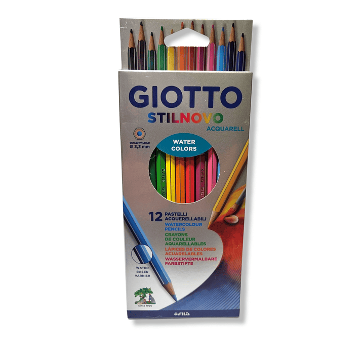 Lapices Giotto Stilnovo Acuarelable 12 colores 1