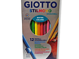 Lapices Giotto Stilnovo Acuarelable 12 colores