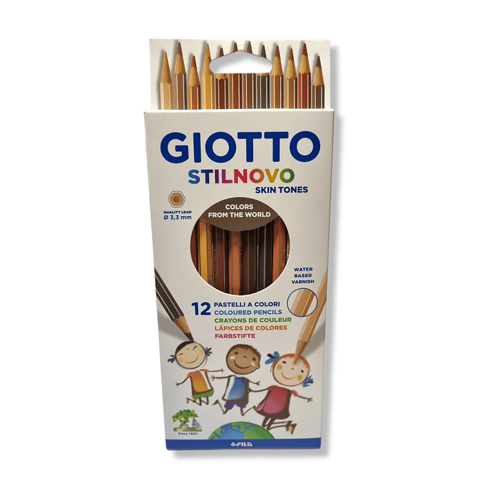 Lapices color piel -skin tone - Giotto Stilnovo 12 colores 1