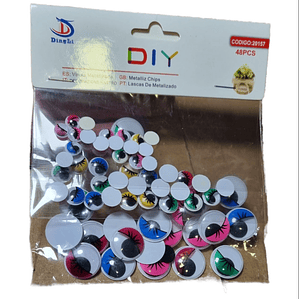 Pack 30 pares de ojos locos Colores surtidos