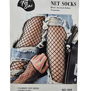 Panty Media Malla Elasticada TenBao