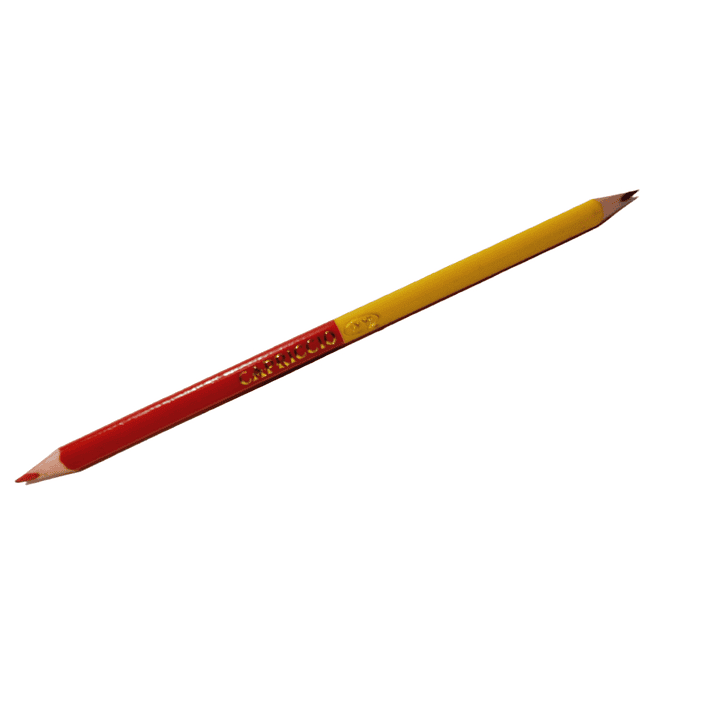 Lápiz Duo Delgado Capriccio unidad  Grafito - Rojo 2