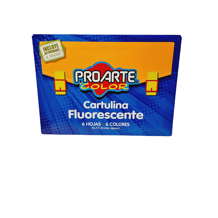 Block de Cartulina Fluorecente Proarte 1