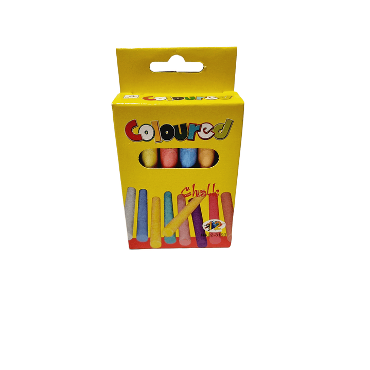 Caja 12 Tizas de Colores 