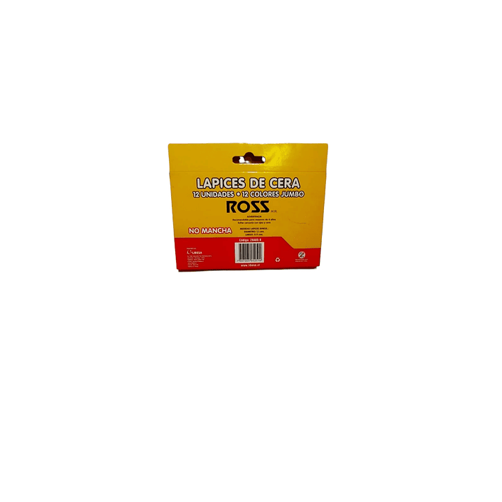 Lapices Cera 12 Colores / Crayones Ross 3