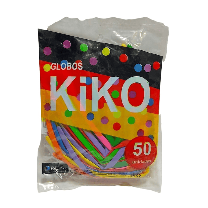 Globo Largo ideal para figuras 50 unidades colores surtidos. 1