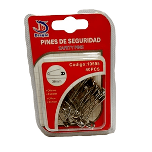 Alfiler de Gancho 3.6cm 40 unidades