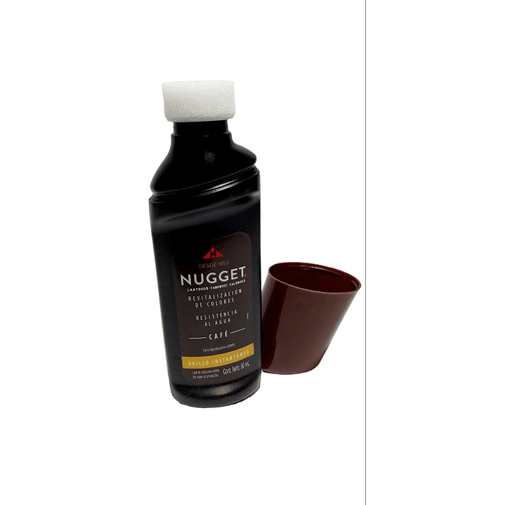 Cera liquida Nugget - Renovador de Calzado Cafe 2