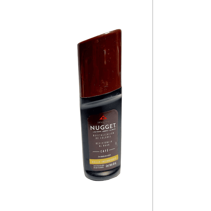 Cera liquida Nugget - Renovador de Calzado Cafe 1