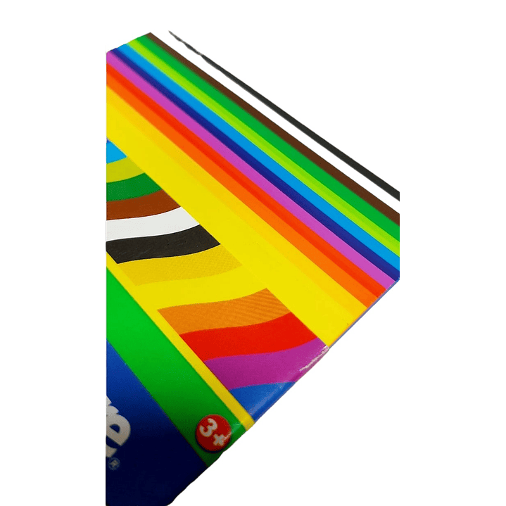 Papel Lustre 10x10 Torre 24 colores 1