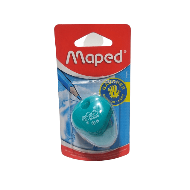 Sacapuntas con basurero para Zurdos Maped - Colores