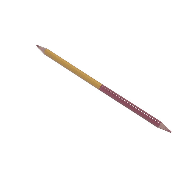 Caja 12 lapices Duo Grafito - Rojo 2