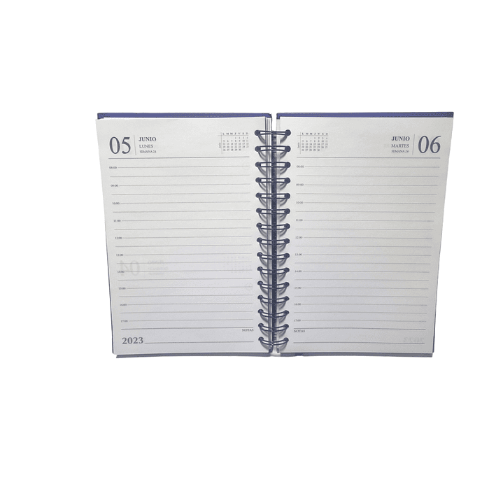 Agenda 2023 tapa dura color liso 2