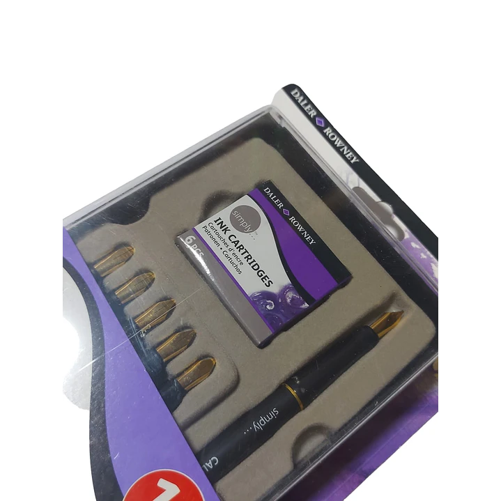 Pluma Caligrafía Simply - 6 Puntas de Cambio 2