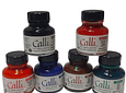 Pack 6 Tintas para Caligrafía Prueba de Agua - Calli