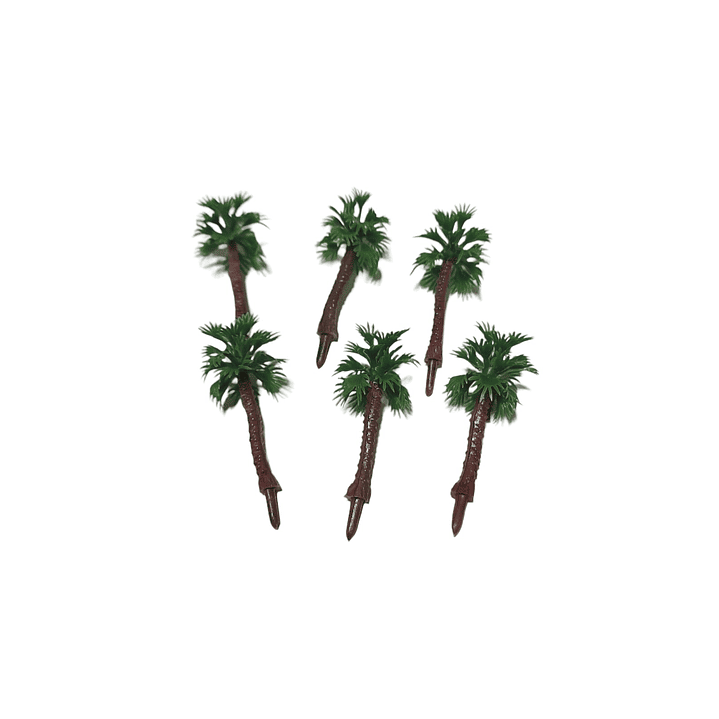 Pack 6 Arboles Palmera para Maqueta / Nilsa 2