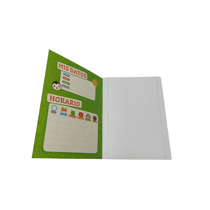 Pack 10 Cuadernos College ArteTop 5mm 100 hojas 3
