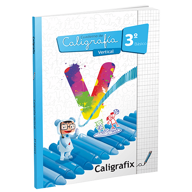 Cuaderno Caligrafix - Caligrafia Vertical 3° Básico