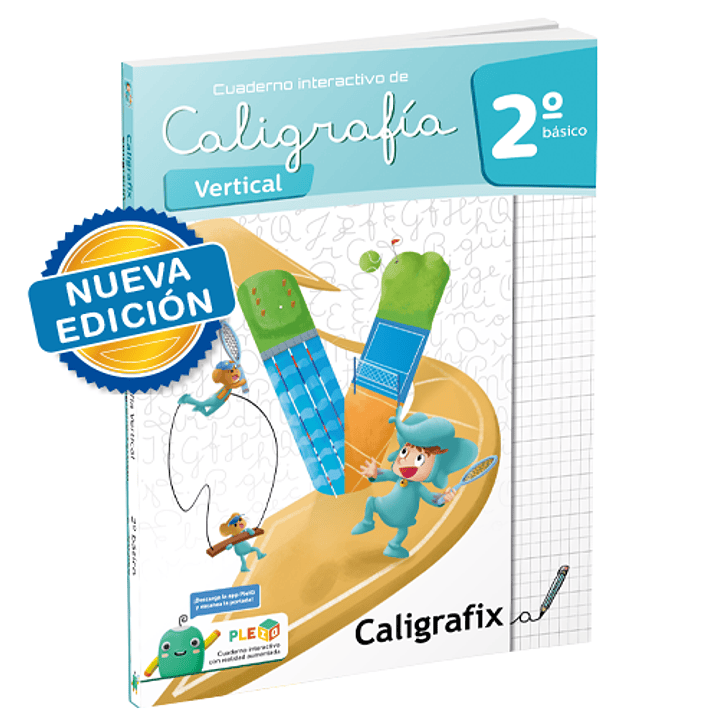 Cuaderno Caligrafix - Caligrafia Vertical 2° Básico 1