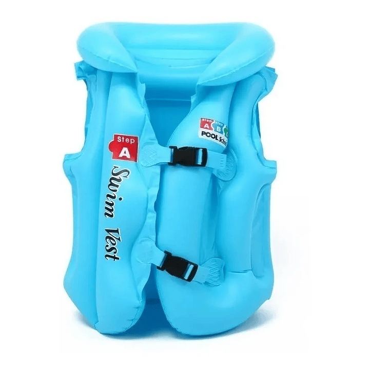Chaleco Seguridad Inflable Flotador Niños Salvavidas 2