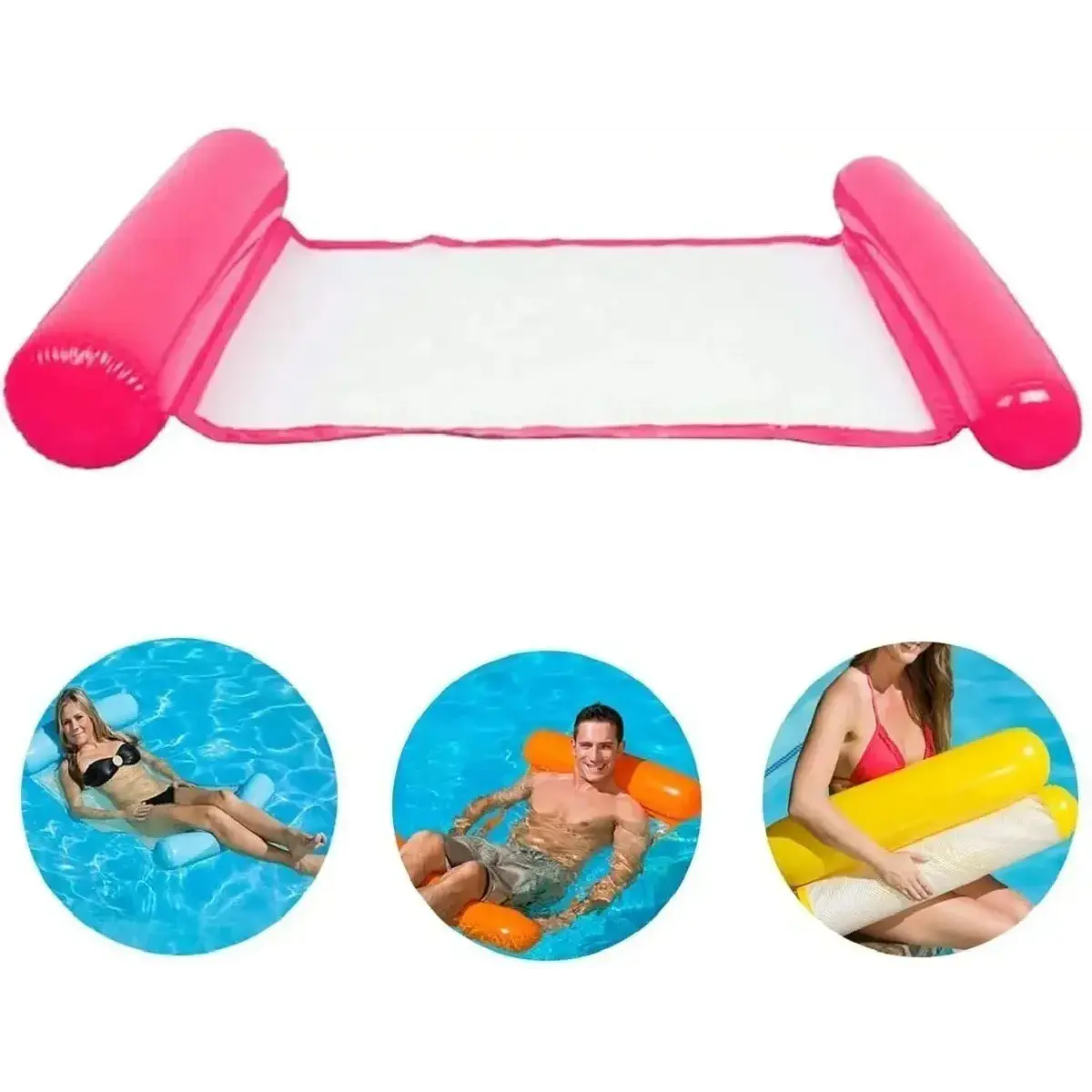 Flotador Cama - Hamaca - Silla Inflable para Piscina 112cm