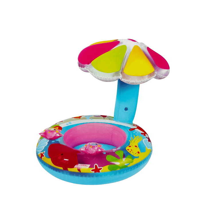 Flotador Bebe Con Sombrilla 70x60cm 1