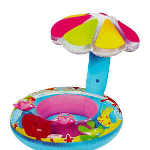Flotador Bebe Con Sombrilla 70x60cm