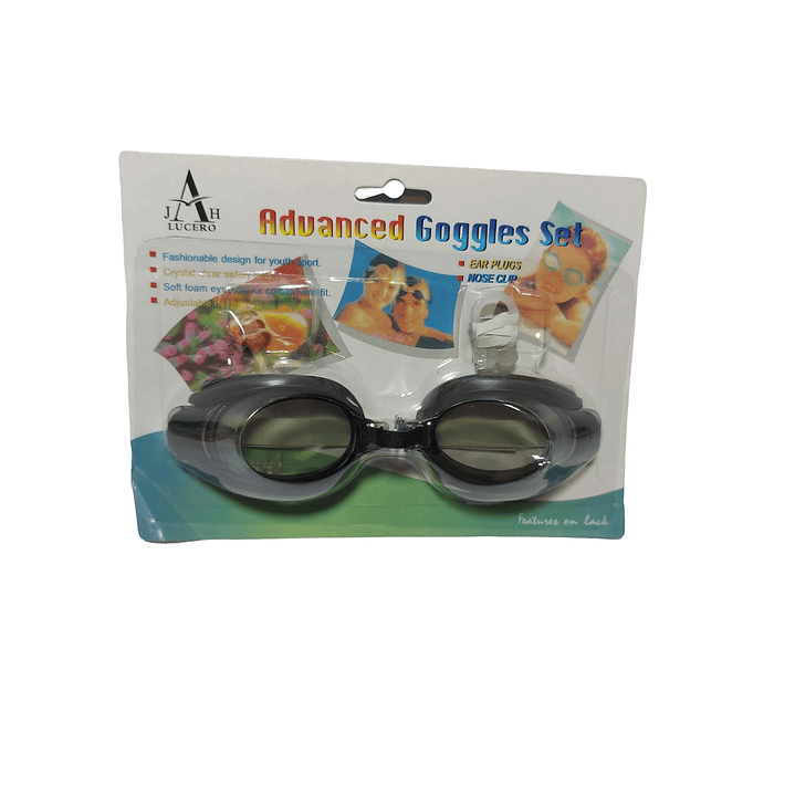 Lente de Natacion Ajustables + Clip nasal + Tapon auditivo 1