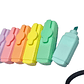 Pack 6 Mini Destacadores Color Pastel - Miniatura 2