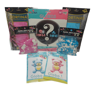Kit Para Revelación de sexo 