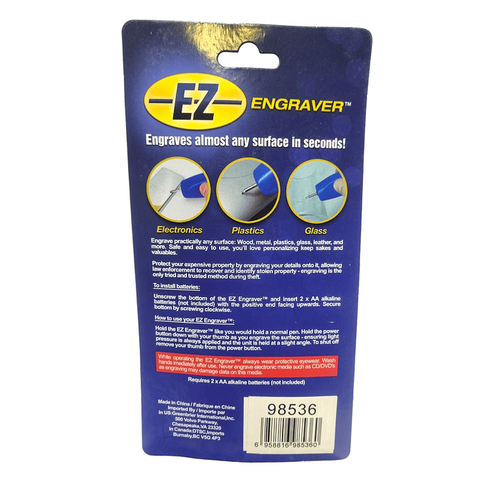 Lapiz Grabador a pilas - Metal - Plastico -Vidrio - Madera 2