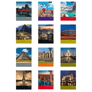 Pack 10 Cuadernos Universitarios Proarte 100hjs. People & Place