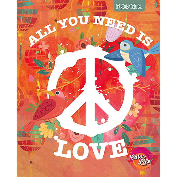 Pack 10 Cuadernos Universitarios Proarte 100hjs. Color Life 3