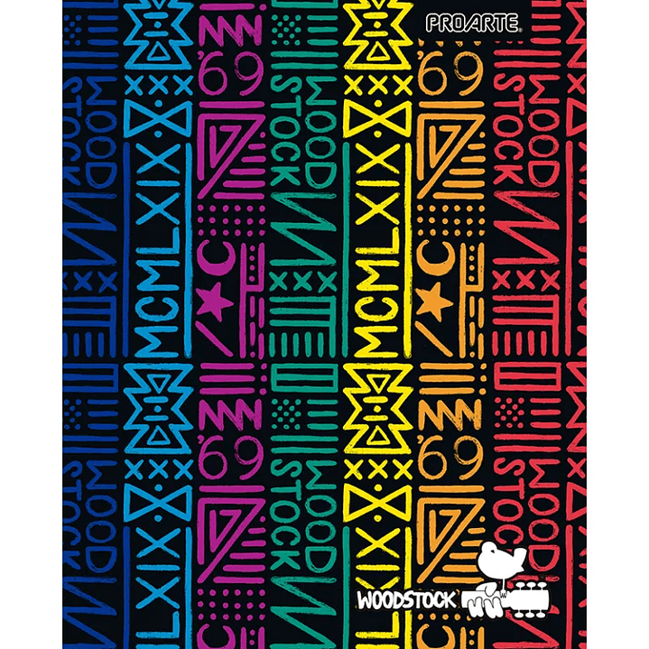 Pack 10 Cuadernos Universitarios Proarte 100hjs. Woodstock woman 5