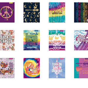 Pack 10 Cuadernos Universitarios Proarte 100hjs. Woodstock woman