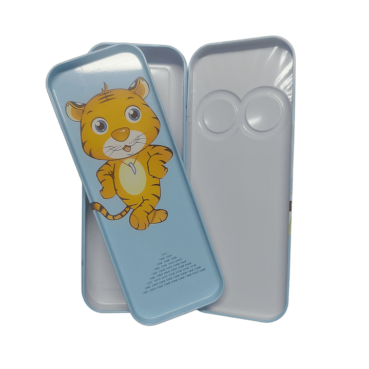 Estuche Metálico Rectangular varios diseños 8