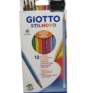 Lapices Giotto Stilnovo Colores intensos 12 colores