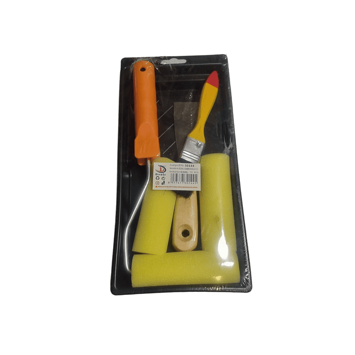 Set Para Pintar Escurridor + brocha + Rodillo + Espatula / 30144 1