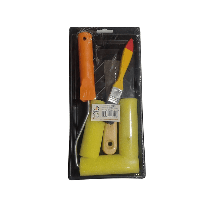Set Para Pintar Escurridor + brocha + Rodillo + Espatula / 30144 5