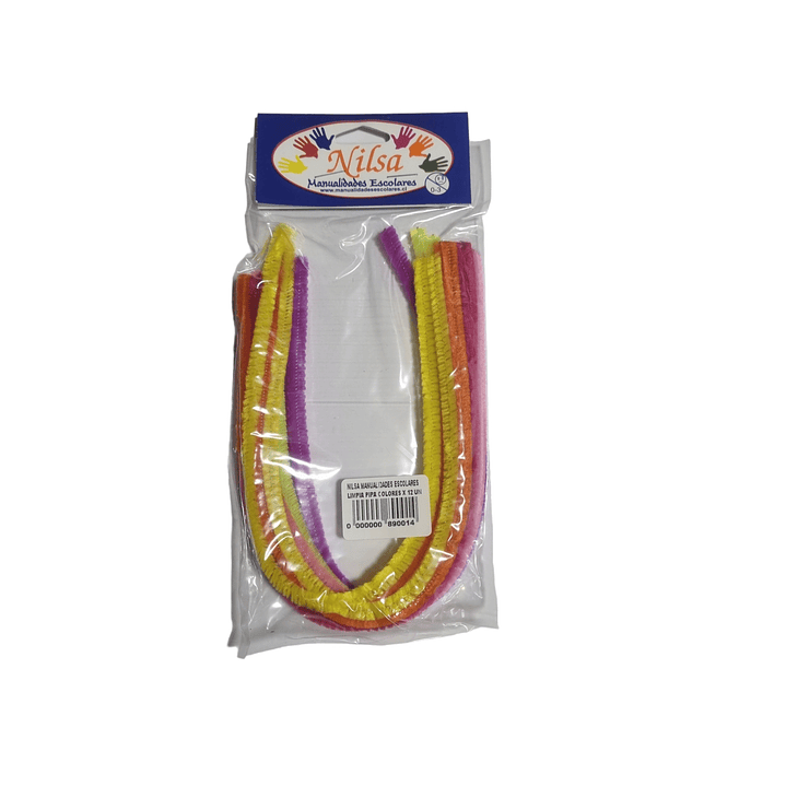 Limpia Pipa 12 Unidades Colores surtidos 1