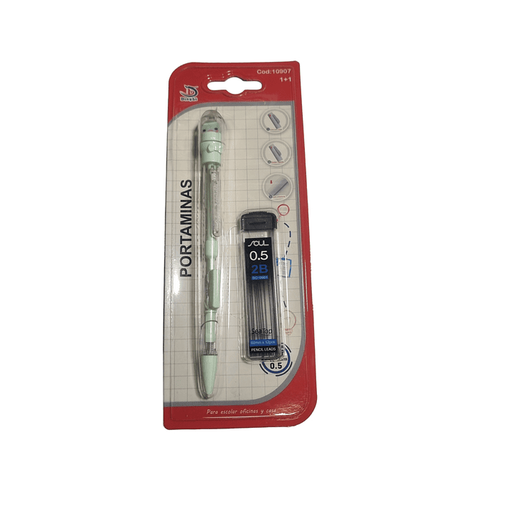 Portaminas Verde 0.5 + minas /10907 1