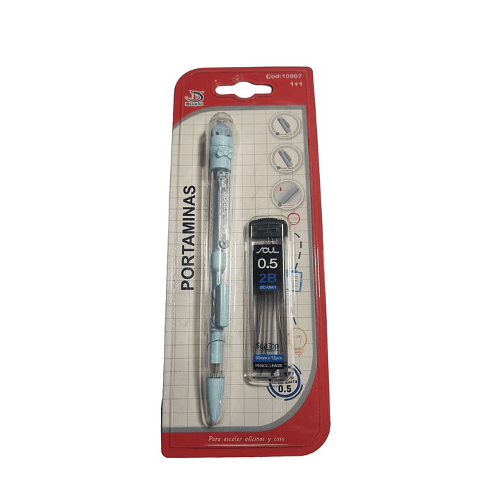 Portaminas Celeste 0.5 + minas /10907 1