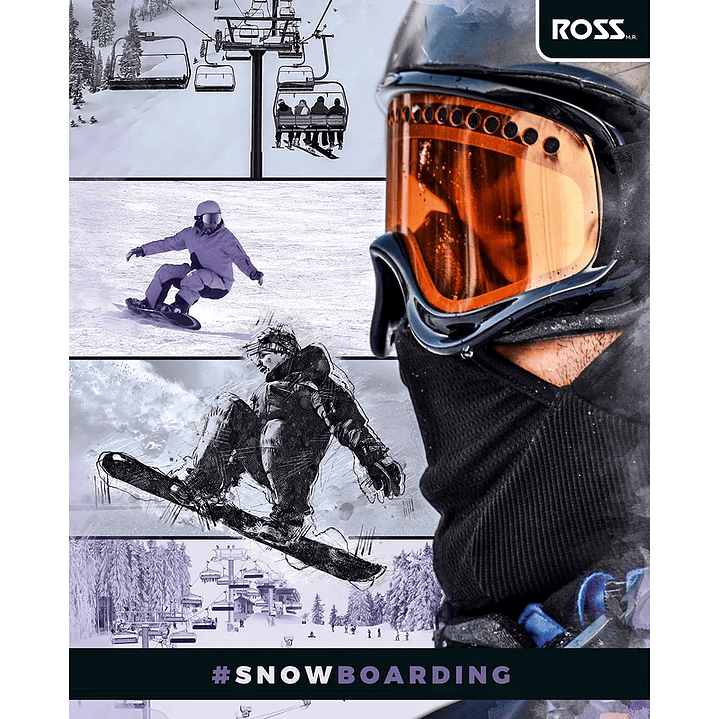 Pack 10 Cuadernos Universitarios ROSS 100hjs. Sport Kids 6