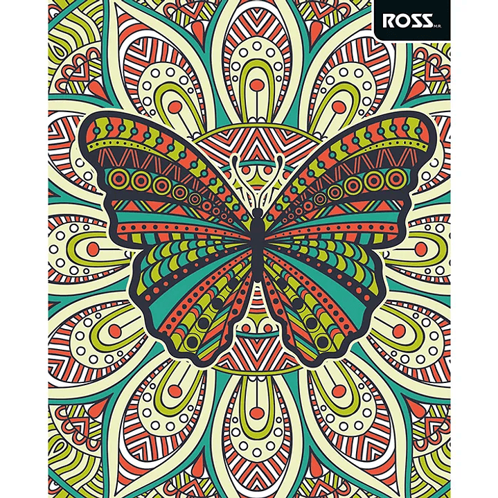 Pack 10 Cuadernos Universitarios ROSS 100hjs. Pattern 3